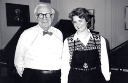 Jennifer Knox and Henry Ziegler at Steinway